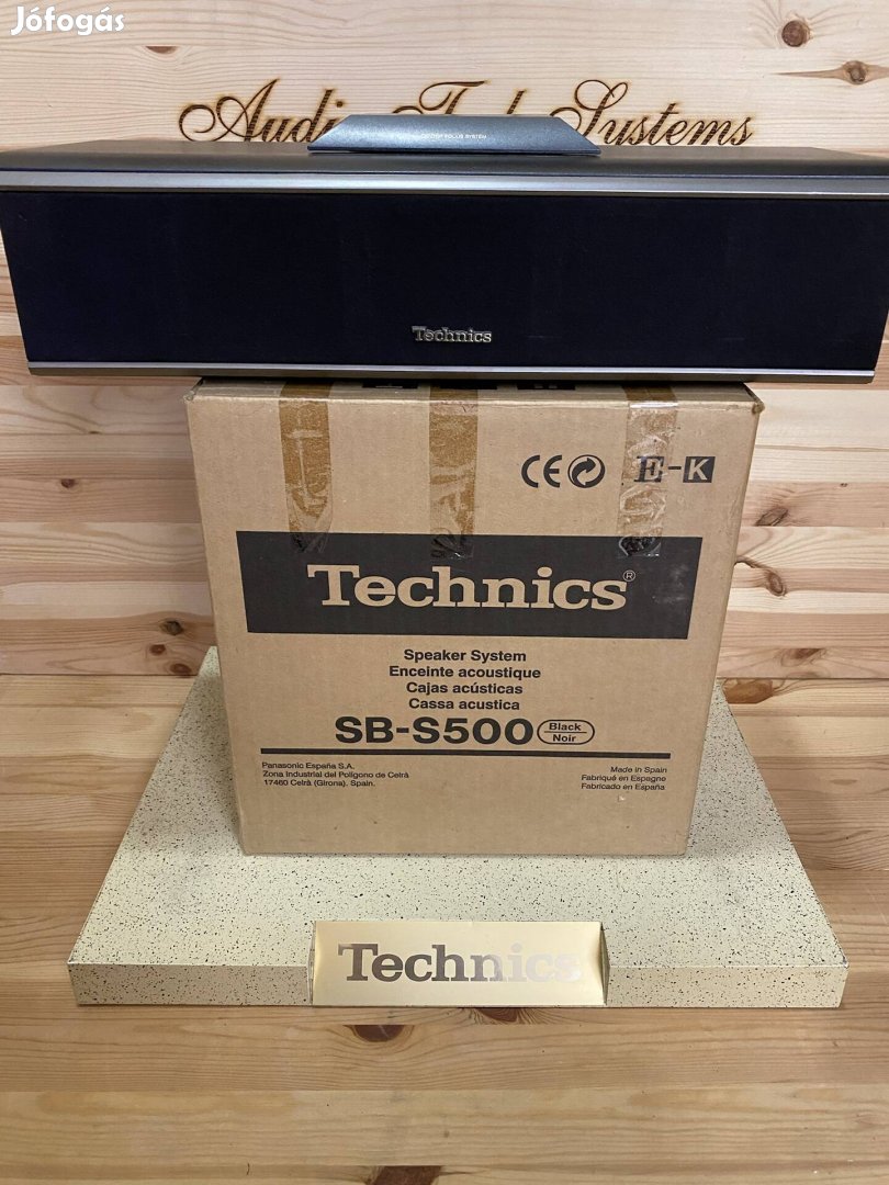 Technics SB-S500 surround, SB-C500 center hangfalak. 