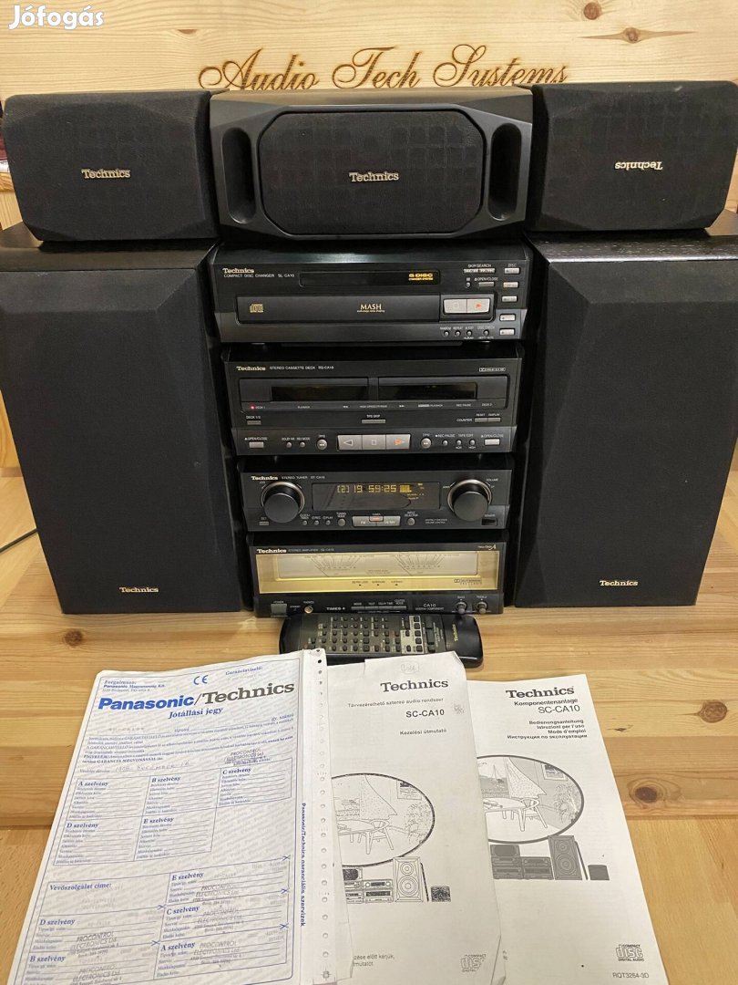 Technics SC-CA10 5.1 házimozis mini hifi torony