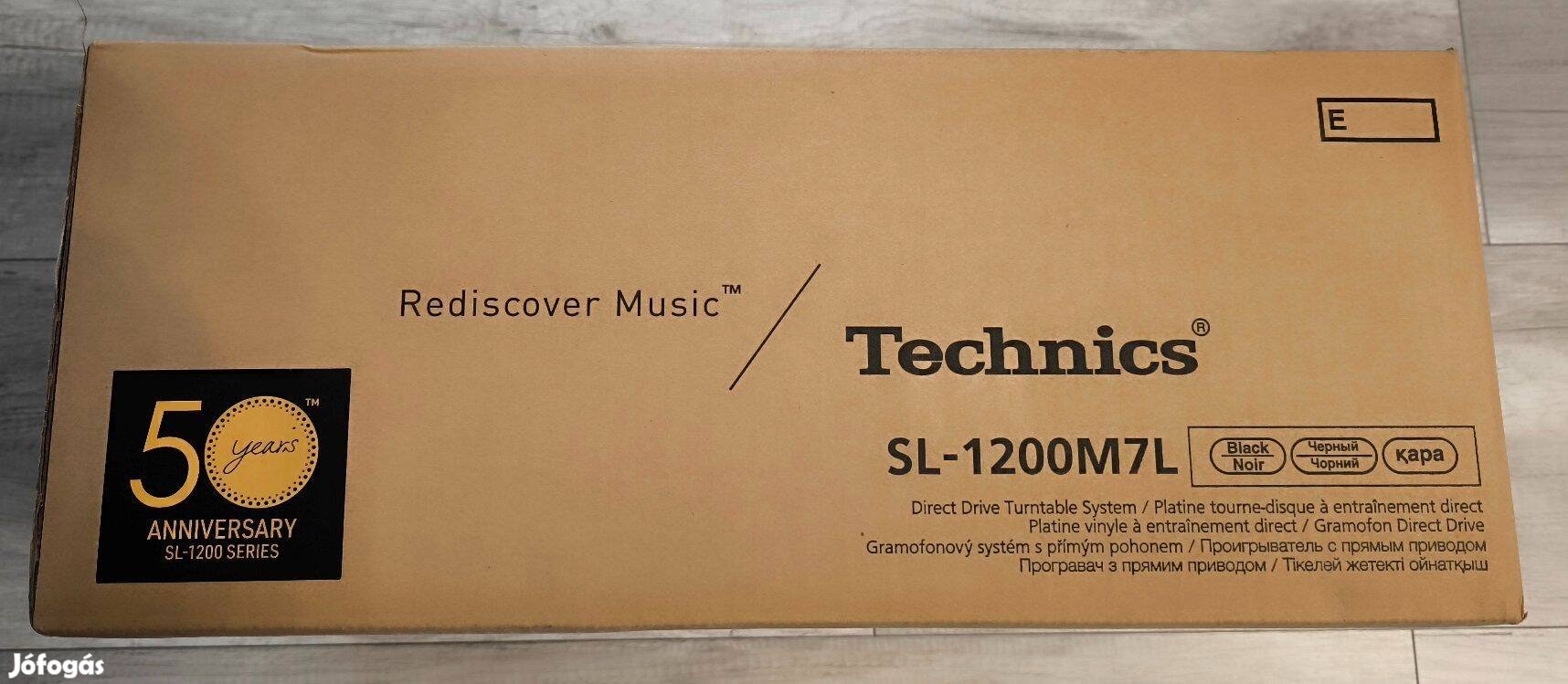 Technics SL-1200M7L DJ lemezjátszó, Limited Edition, bontatlan!