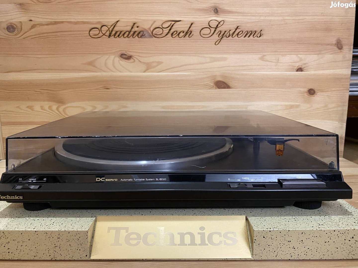 Technics SL-BD20 félautomata bakelit lemezjátszó. (2) 79162