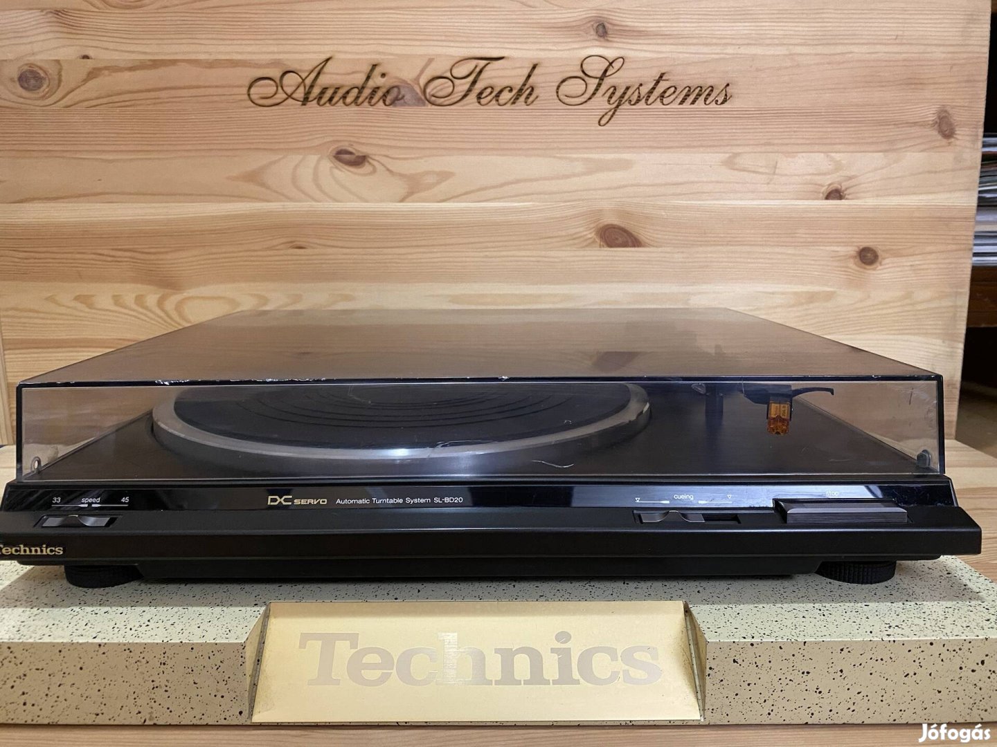 Technics SL-BD20 félautomata bakelit lemezjátszó. (2) 79162