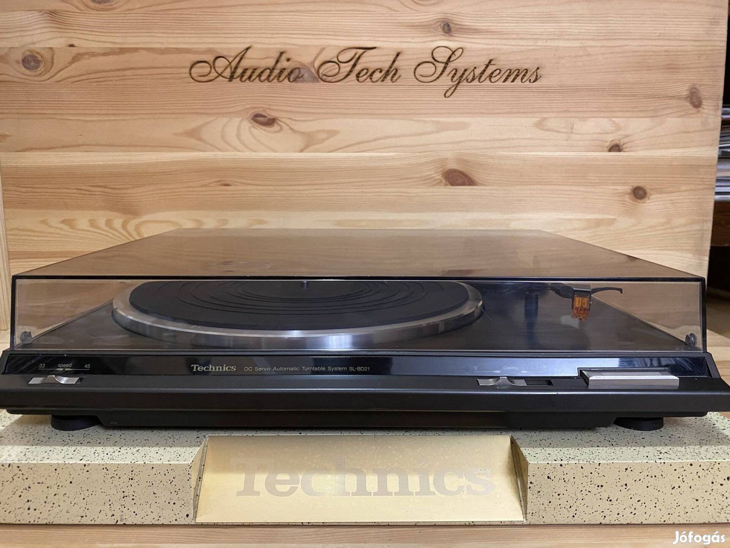 Technics SL-BD21 félautomata bakelit lemezjátszó (4) A166