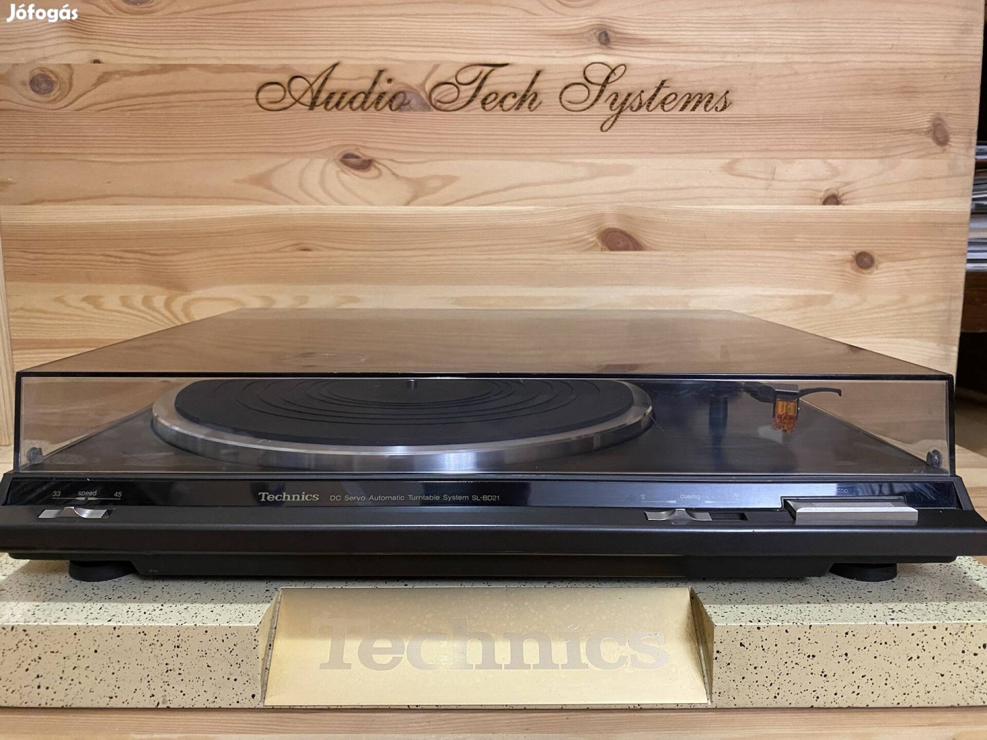 Technics SL-BD21 félautomata bakelit lemezjátszó. (4) A166