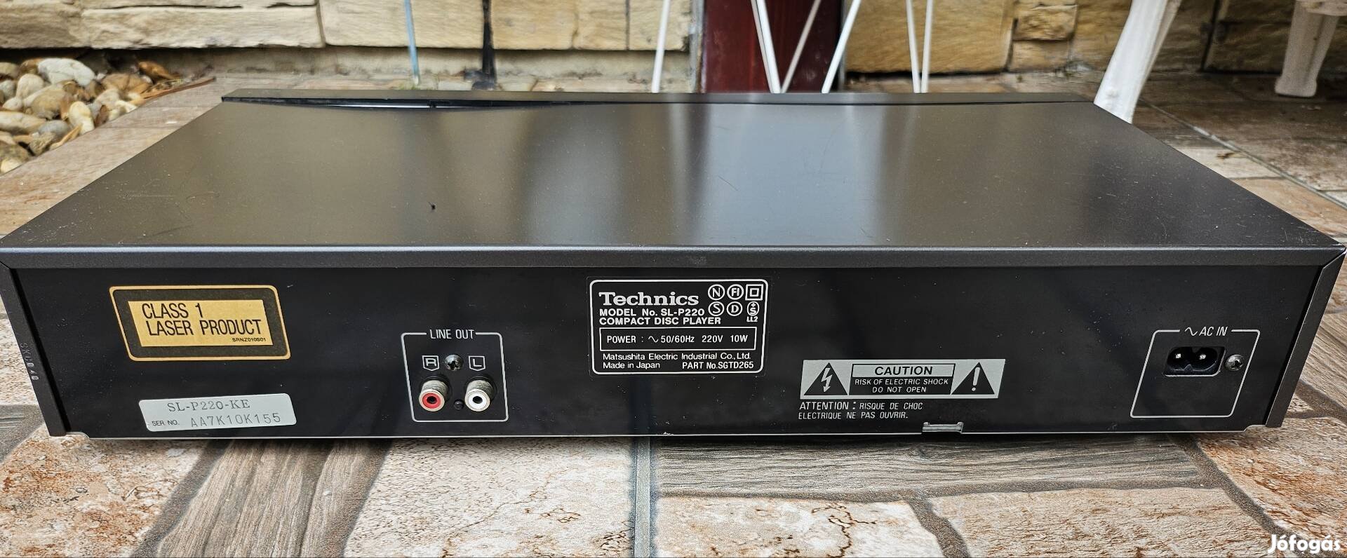 Technics SL-P220 CD lejátszó hibás