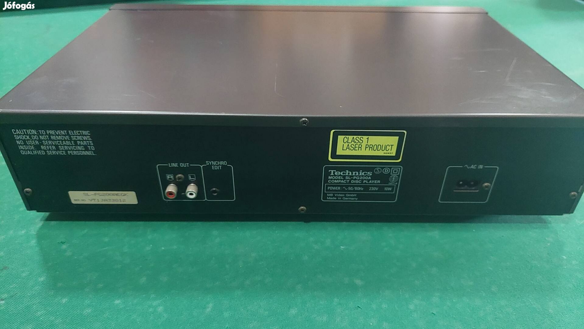 Technics SL-PG200A Hifi Cd lejátszó