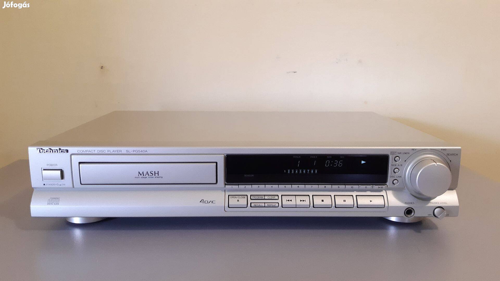 Technics SL-PG540A CD Játszó Lejátszó Gyári Távval