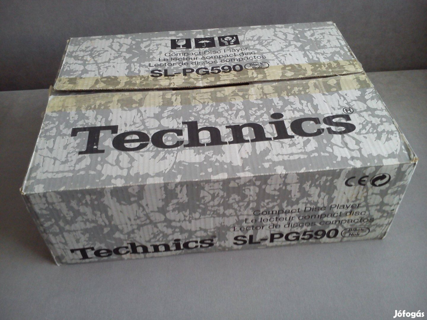 Technics SL-PG590 CD-lejátszó eredeti dobozában