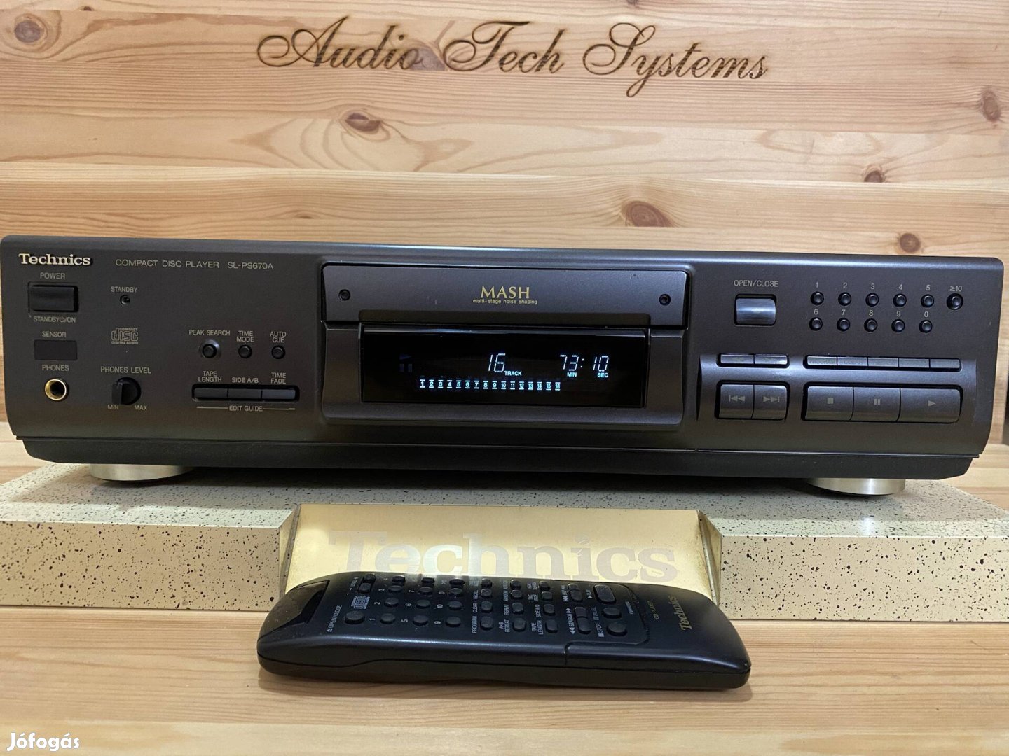 Technics SL-PS670A leszervizelt optikai kimenetes cd. (6)