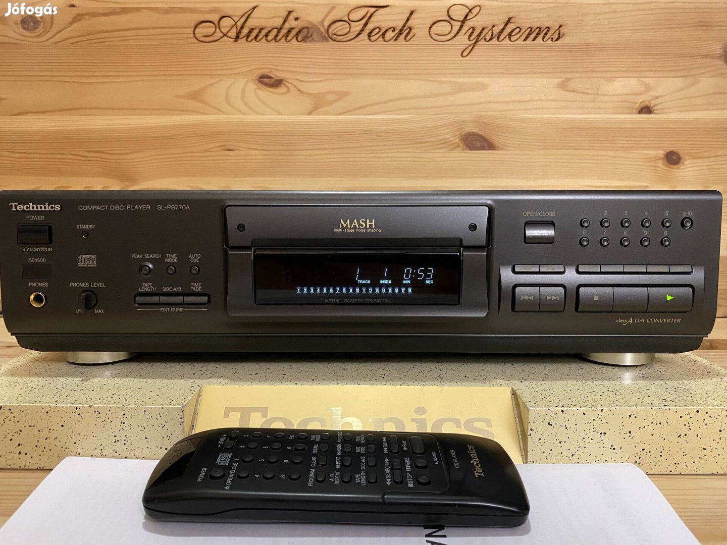 Technics SL-PS770A optikai kimenetes cd lejátszó 6 14066