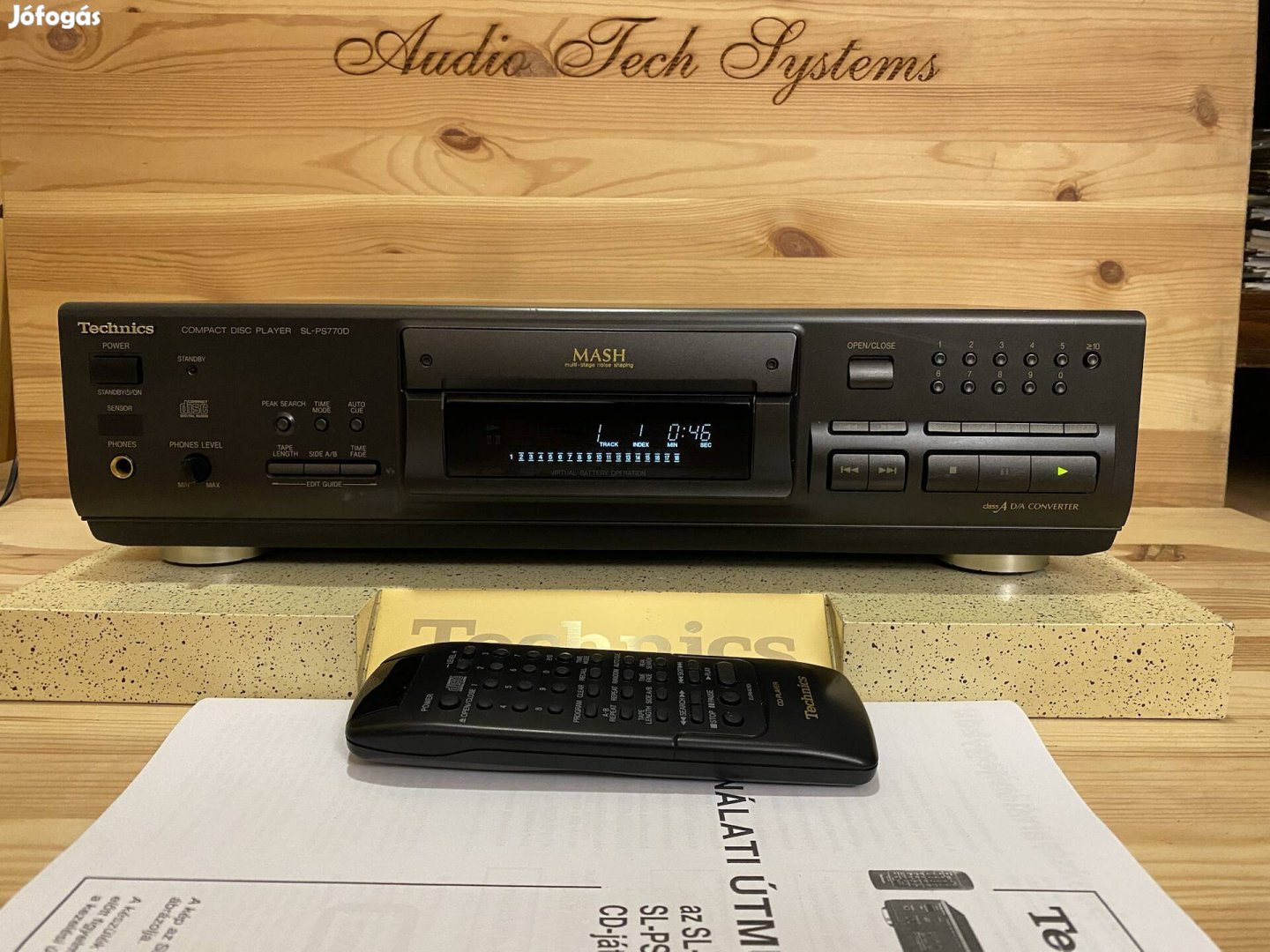 Technics SL-PS770D optikai kimenetes cd lejátszó 2 08007