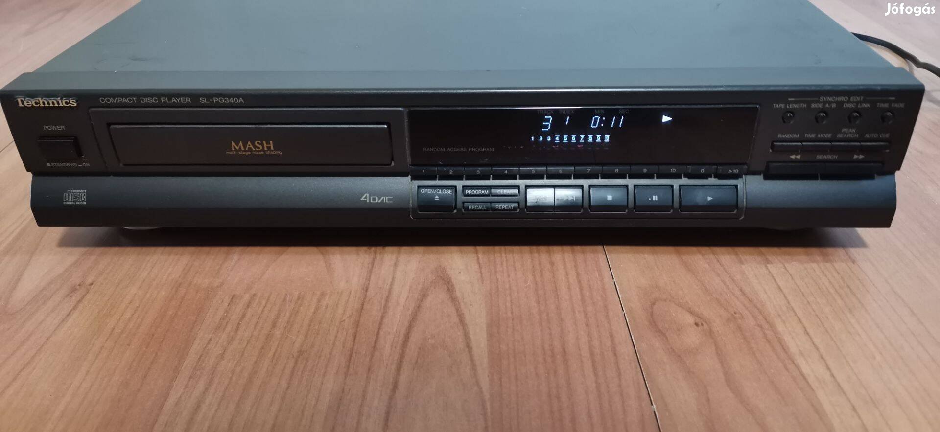 Technics SP-PG340A cd lejátszó játszó Philips CDM 419