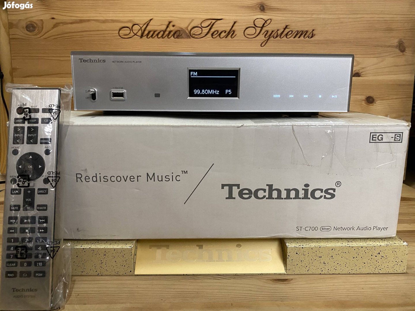 Technics ST-C700 hálózati audio lejátszó gyári dobozaval