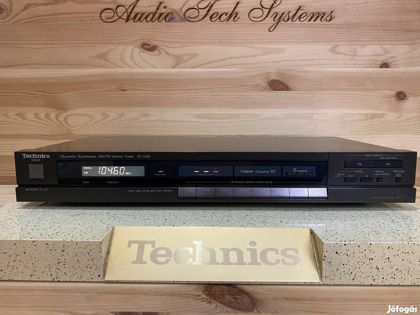 Technics ST-G40 hifi sztereó rádió tuner