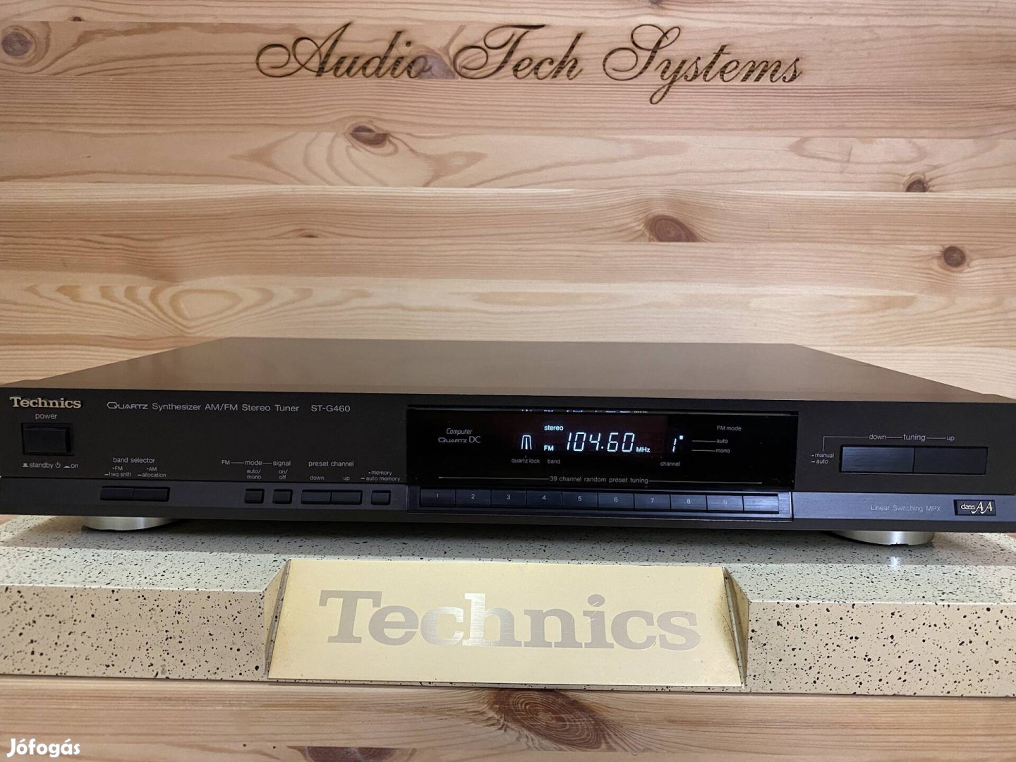 Technics ST-G460 hifi sztereó rádió tuner. 