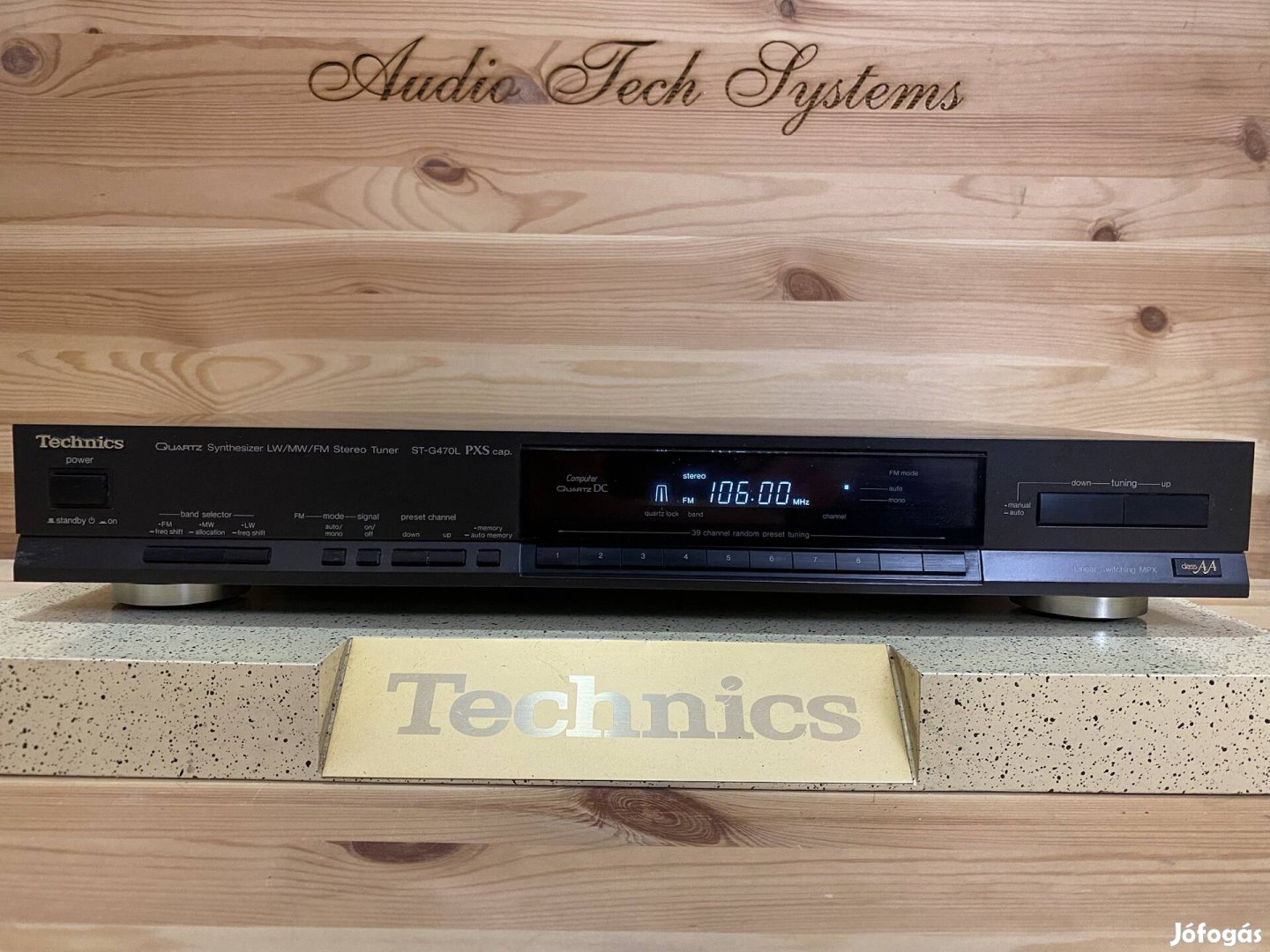 Technics ST-G470 hifi sztereó rádió tuner