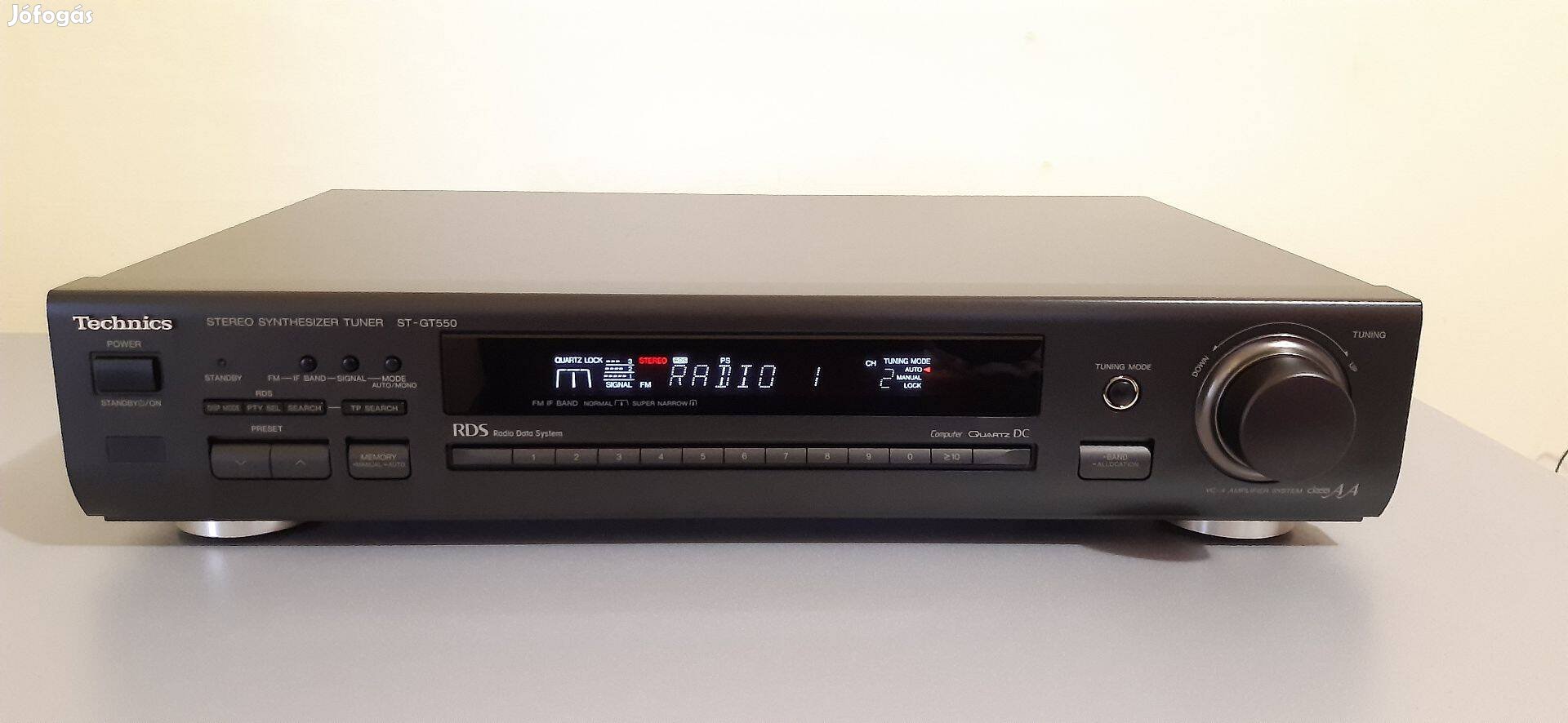 Technics ST-GT550 RDS AM / FM Stereo Tuner Rádió