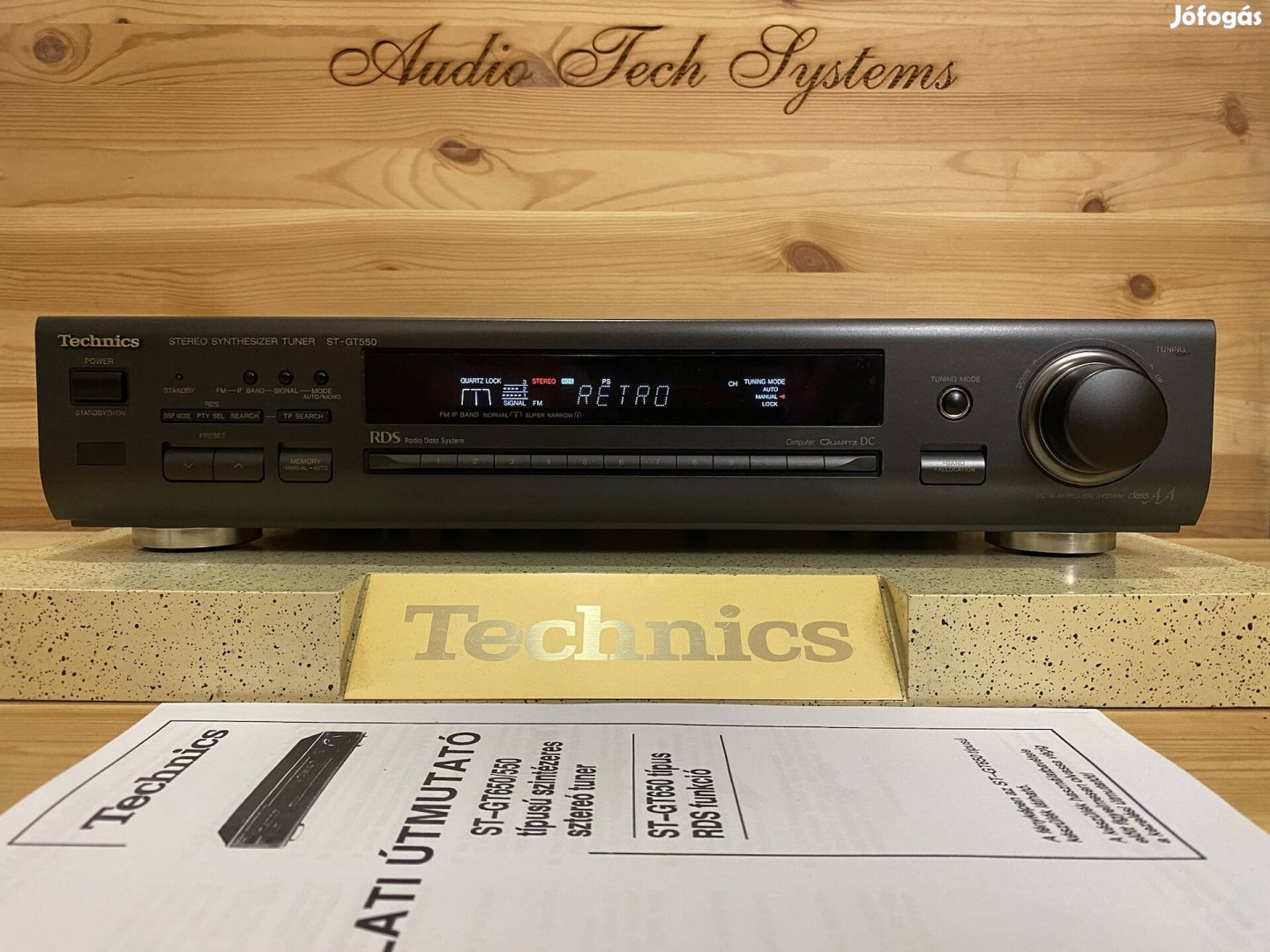 Technics ST-GT550 RDS rádió tuner. (3) 66843