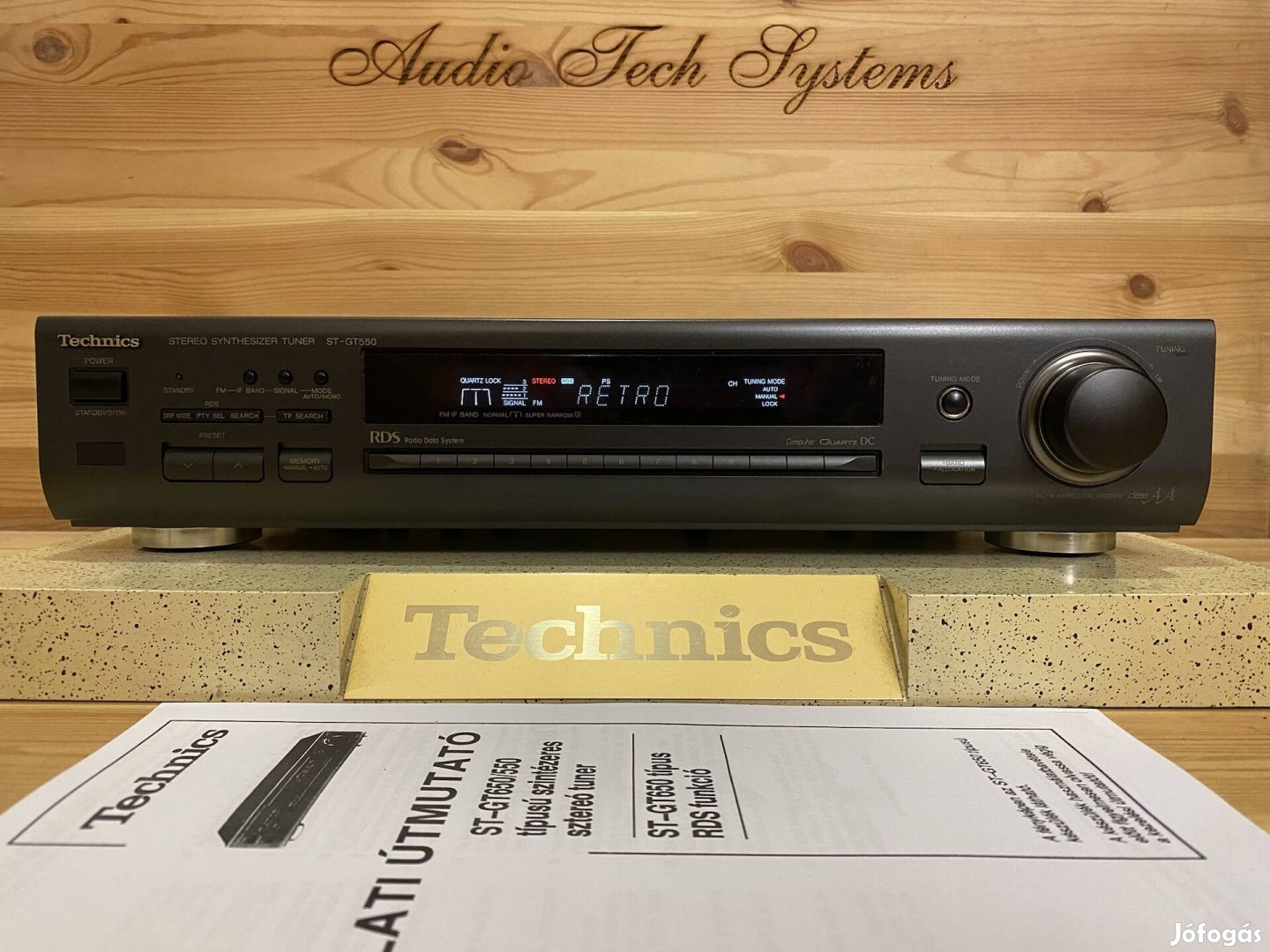 Technics ST-GT550 RDS rádiós tuner. (3) 66843