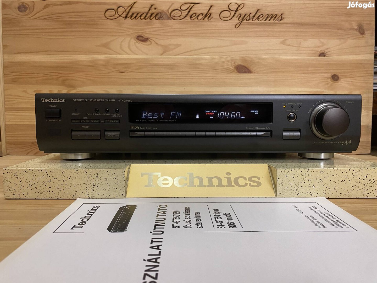 Technics ST-GT650 RDS funkciós rádió tuner. (3) 08689