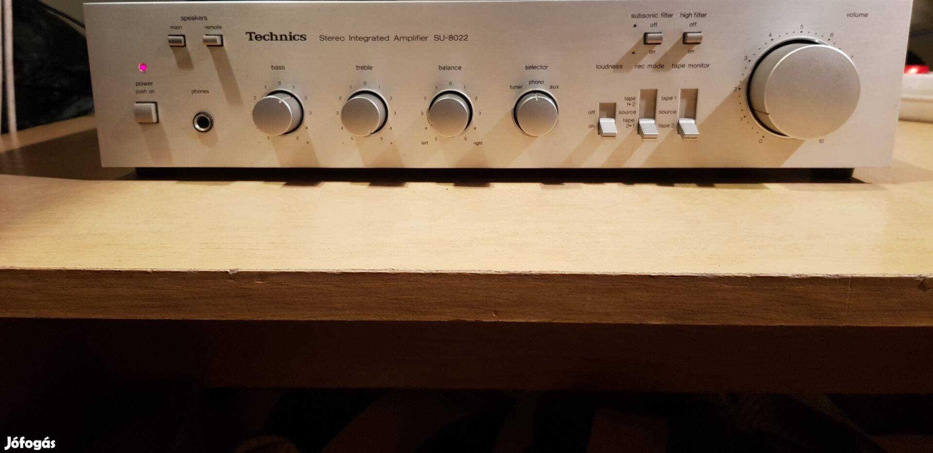 Technics SU 8022 400 Wattos sztereó erősítő eredeti japán