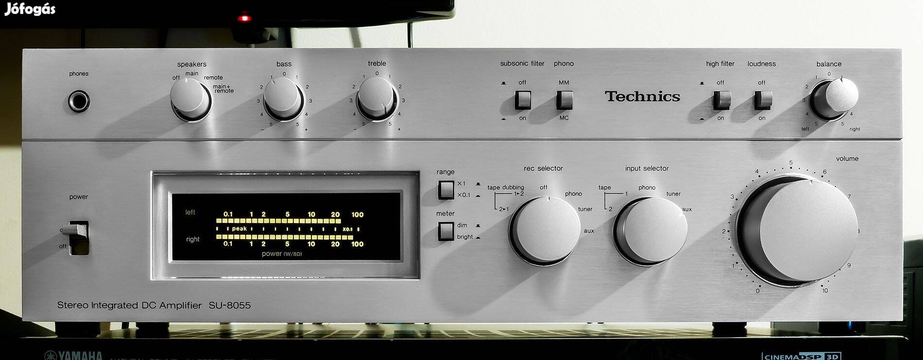 Technics SU-8055 sztereo integrált DC erősítő (FL meter)