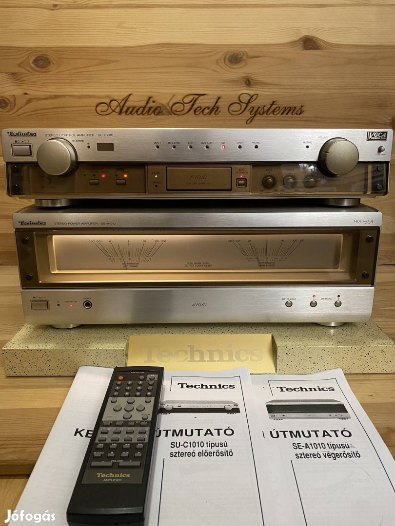 Technics SU-C1010 előerősítő / SE-A1010 végerősítő.