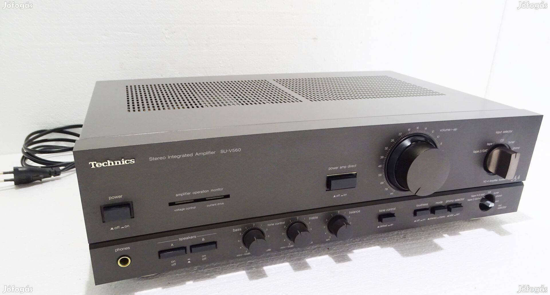 Technics SU-V560 integrált sztereó erősítő fekete
