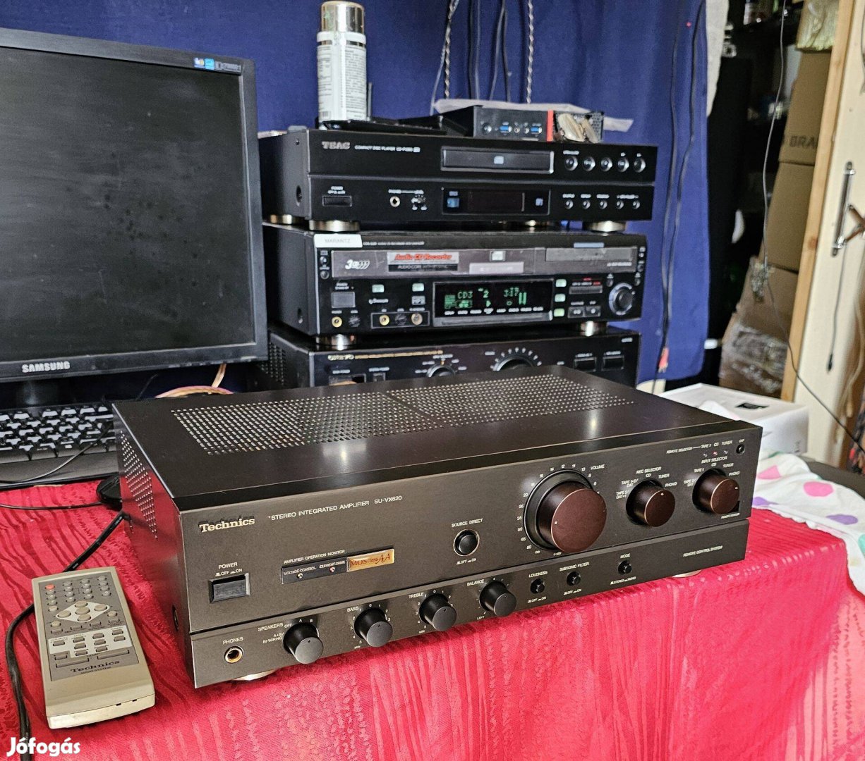 Technics SU Vx620 felsőkategóriás erősítő eladó!