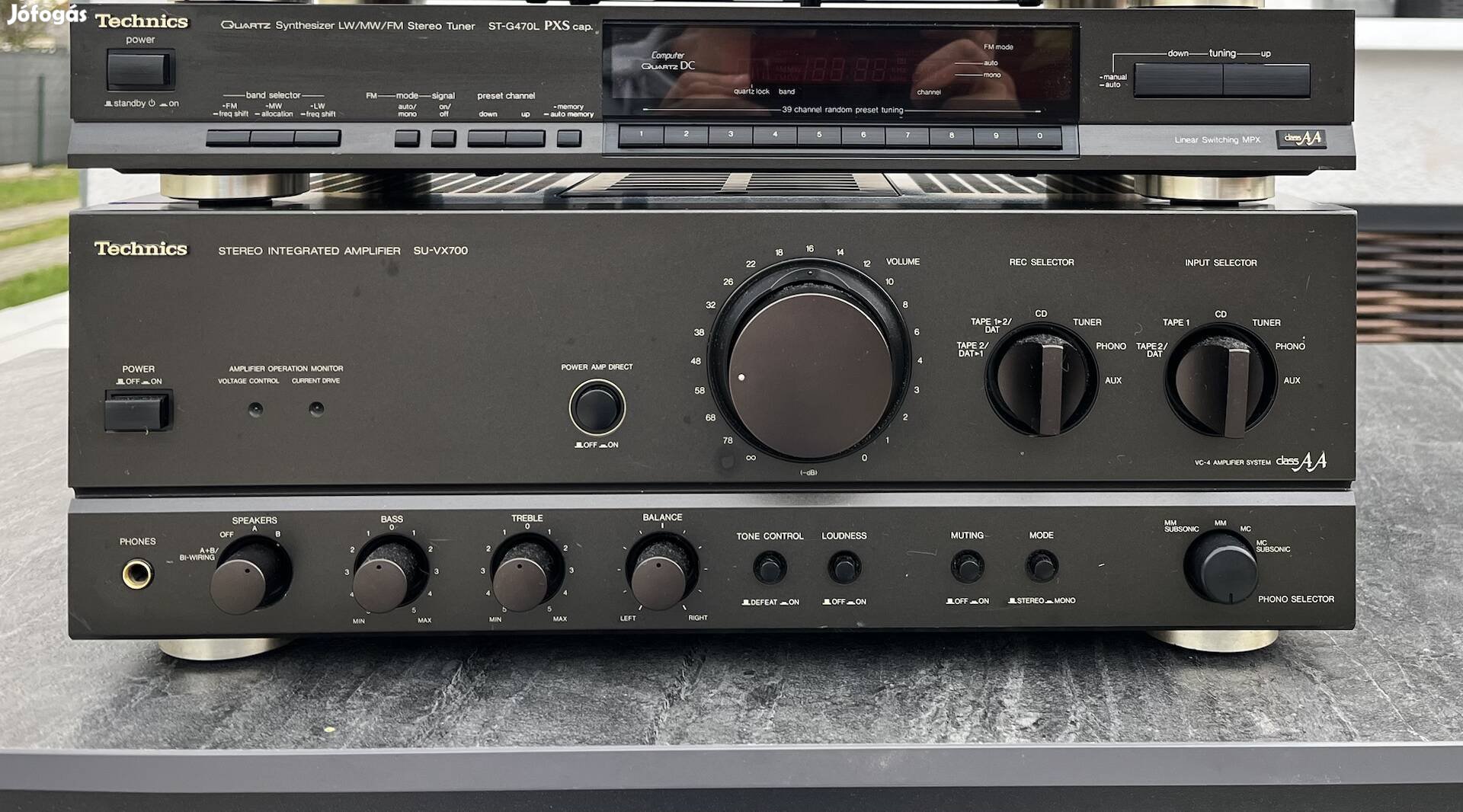 Technics SU-Vx700 erősítő és ST-G470L tuner Class AA