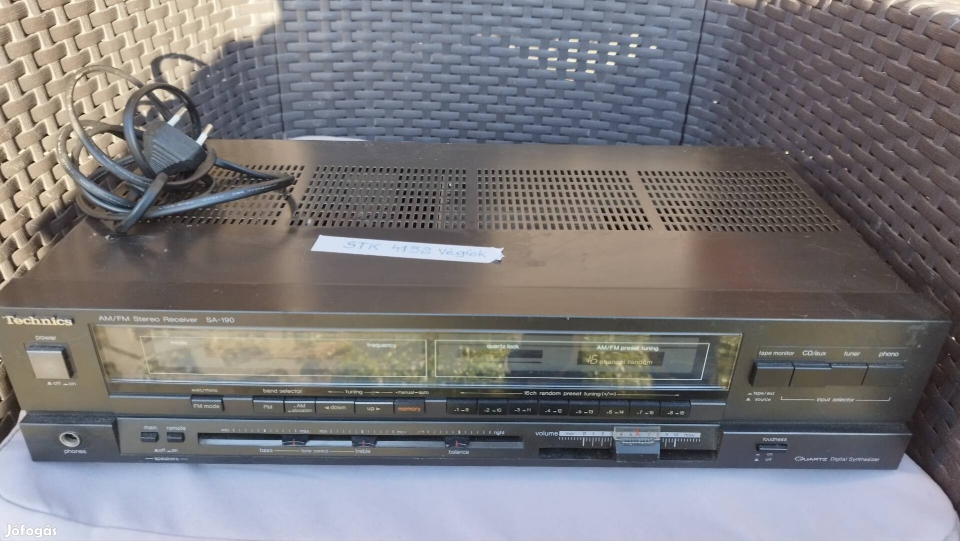 Technics Sa-190 erősítő 