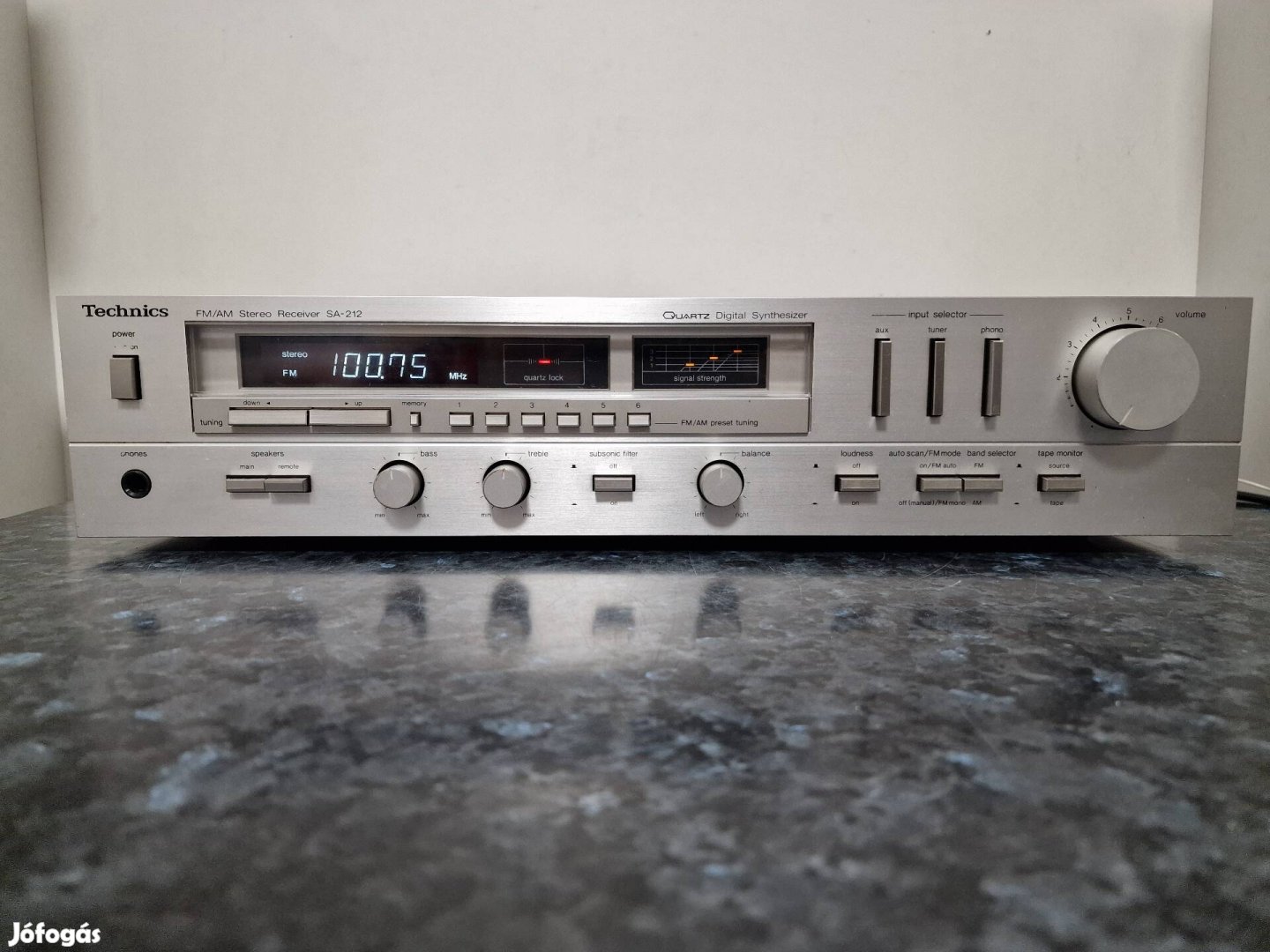 Technics Sa-212 stereo rádiós erősítő 