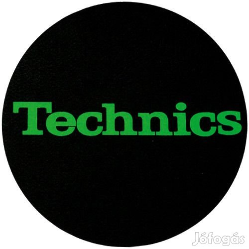 Technics Slipmats Logo Green