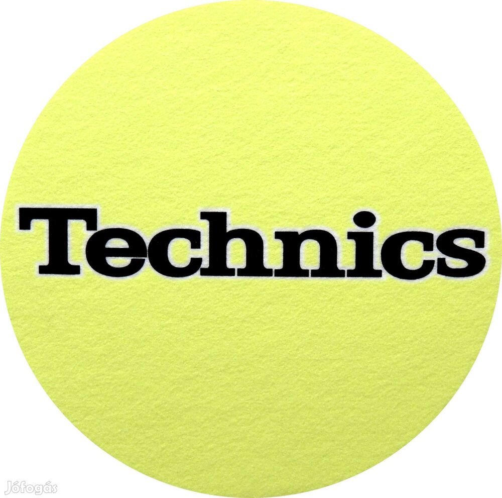 Technics Slipmats Yellow/Black