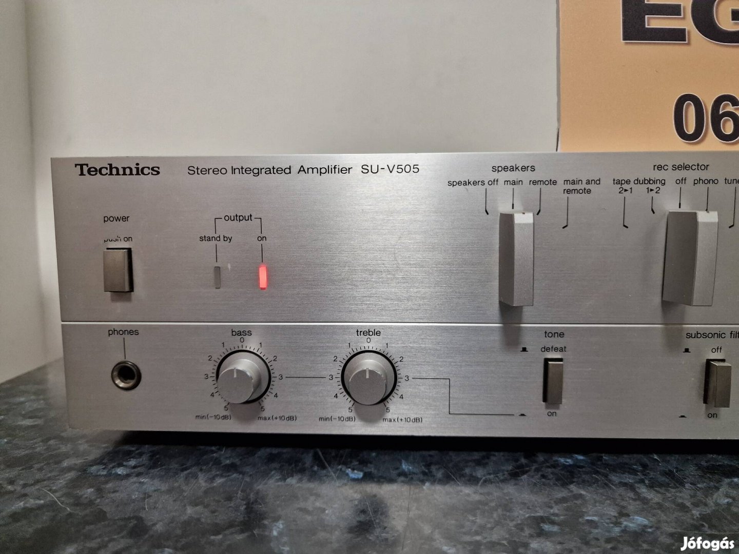 Technics Su-V505 stereo erősítő