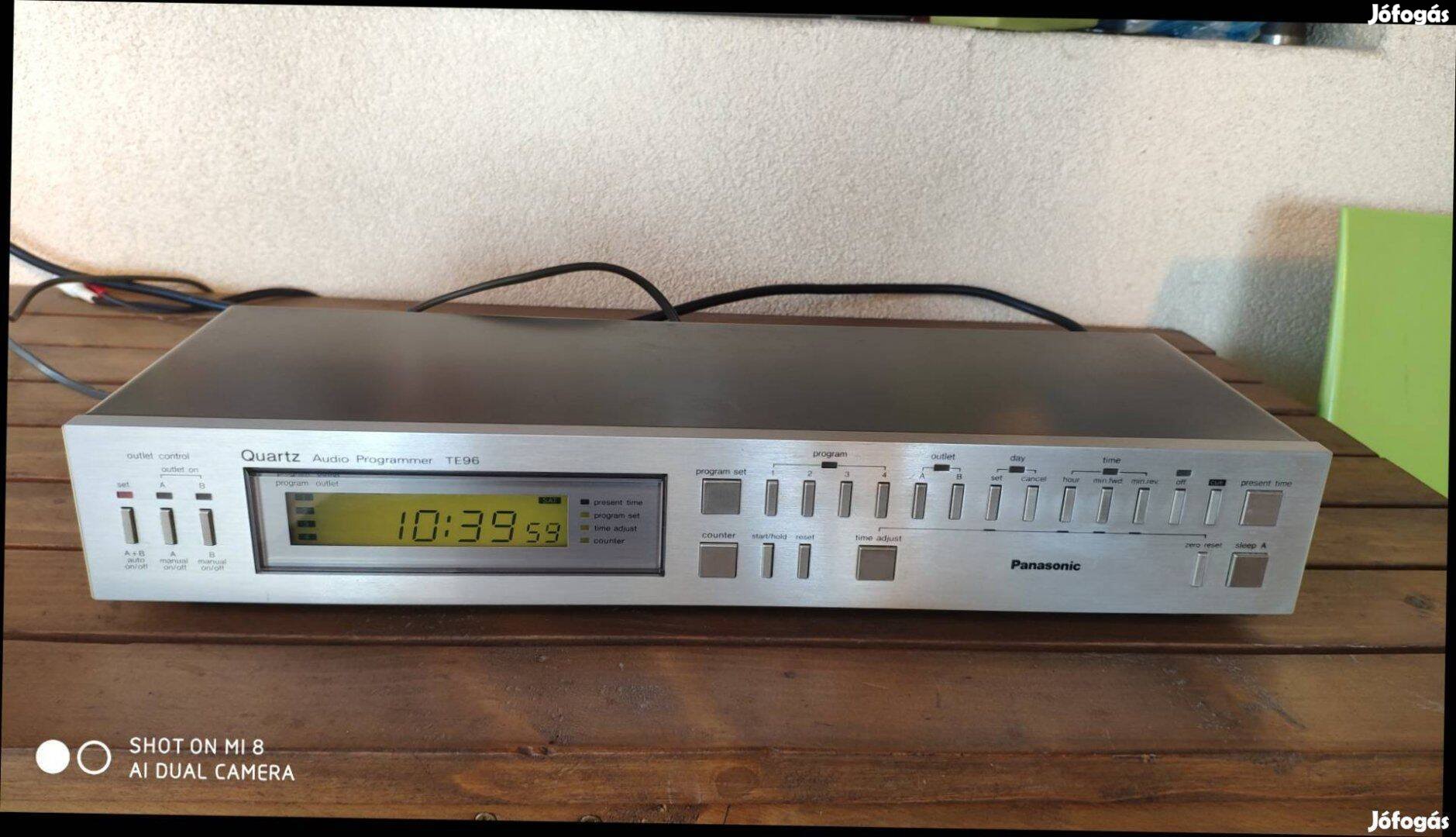 Technics Panasonic TE 96 Audio Programmer Timer . Ritkaság !