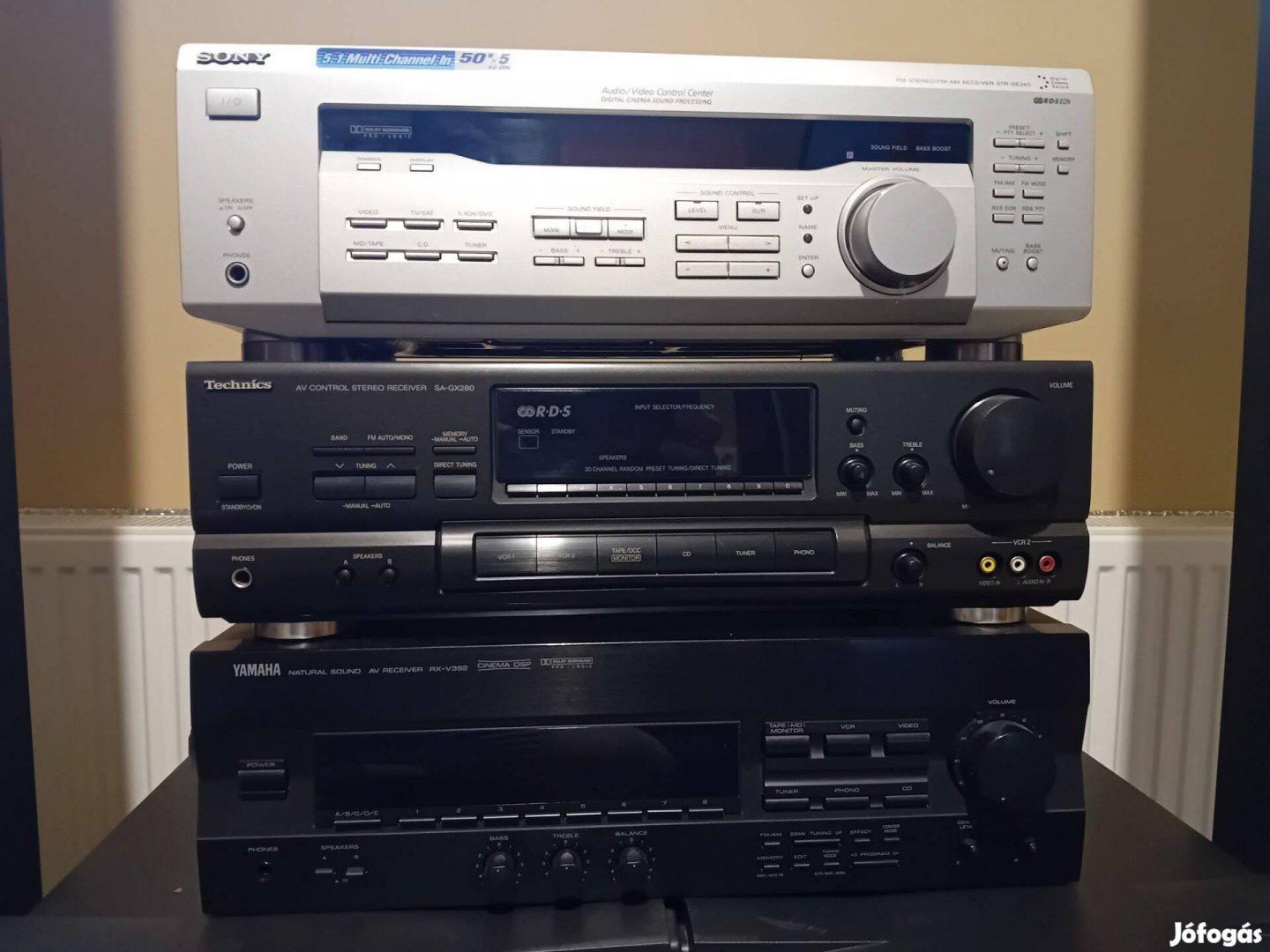Technics, Yamaha rádiós erősítő, Sony 5.1