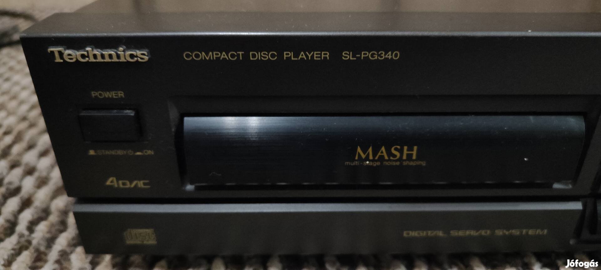 Technics cd jatszó mindene müködik tav nincs meg