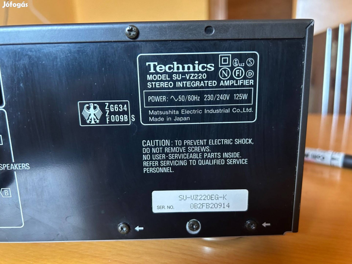 Technics erősíző