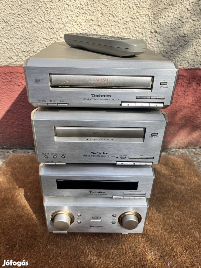 Technics hifi hibás SE-HD350 erösitö magno cd lejátszó tuner