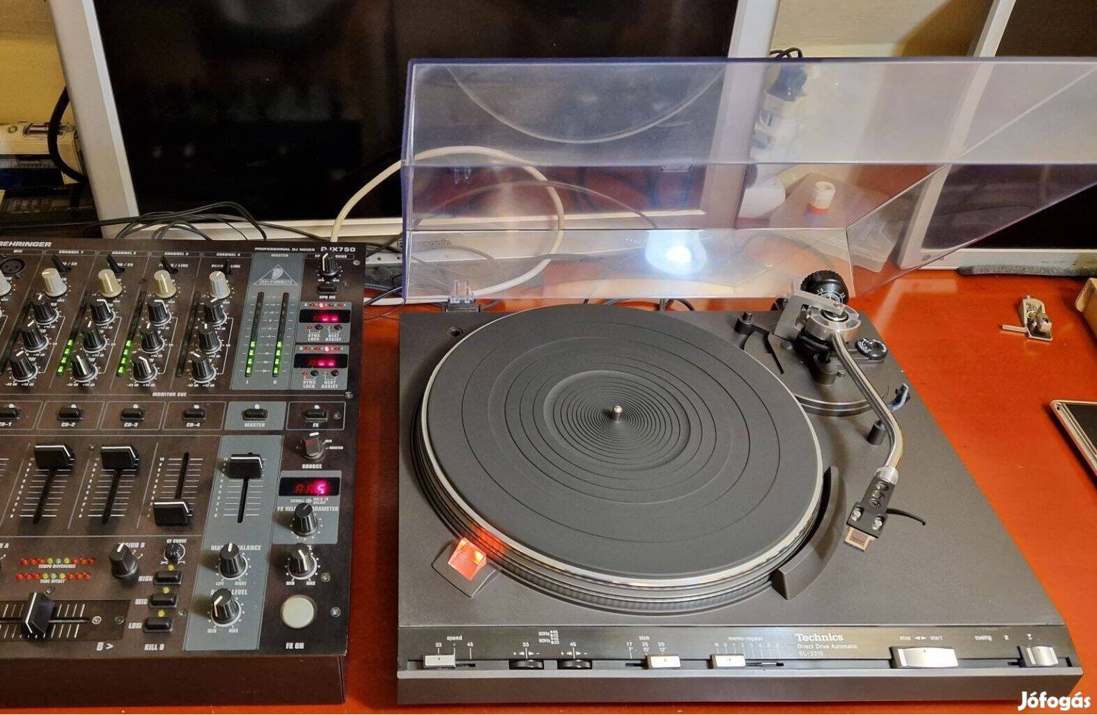 Technics lemezjátszó SL 3310 és D3 direct drive auto bakelit vinyl