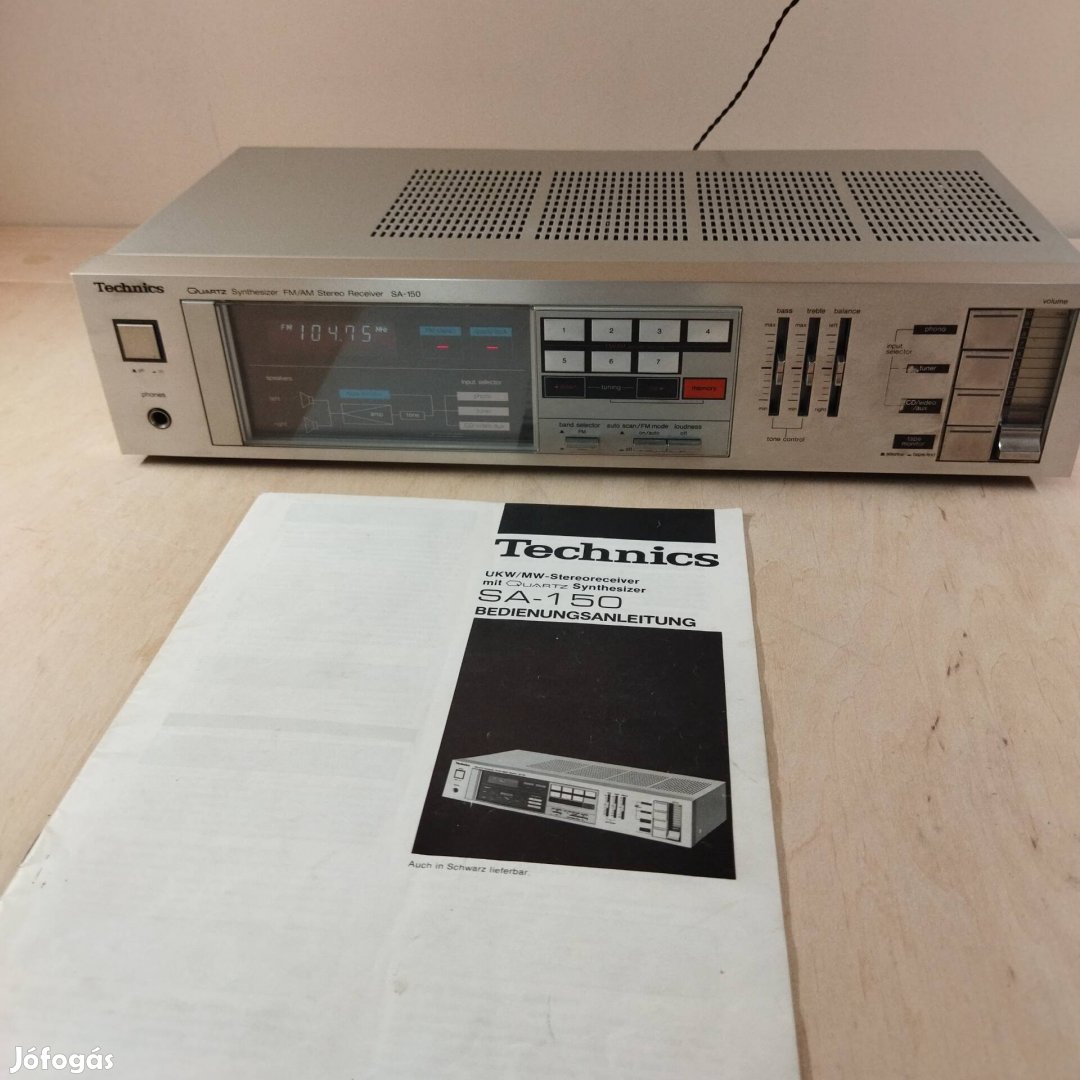 Technics sa-150 rádiós erősítő receiver 