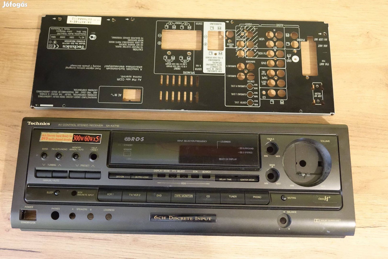 Technics sa ax 710 erősítő elő - hátlap