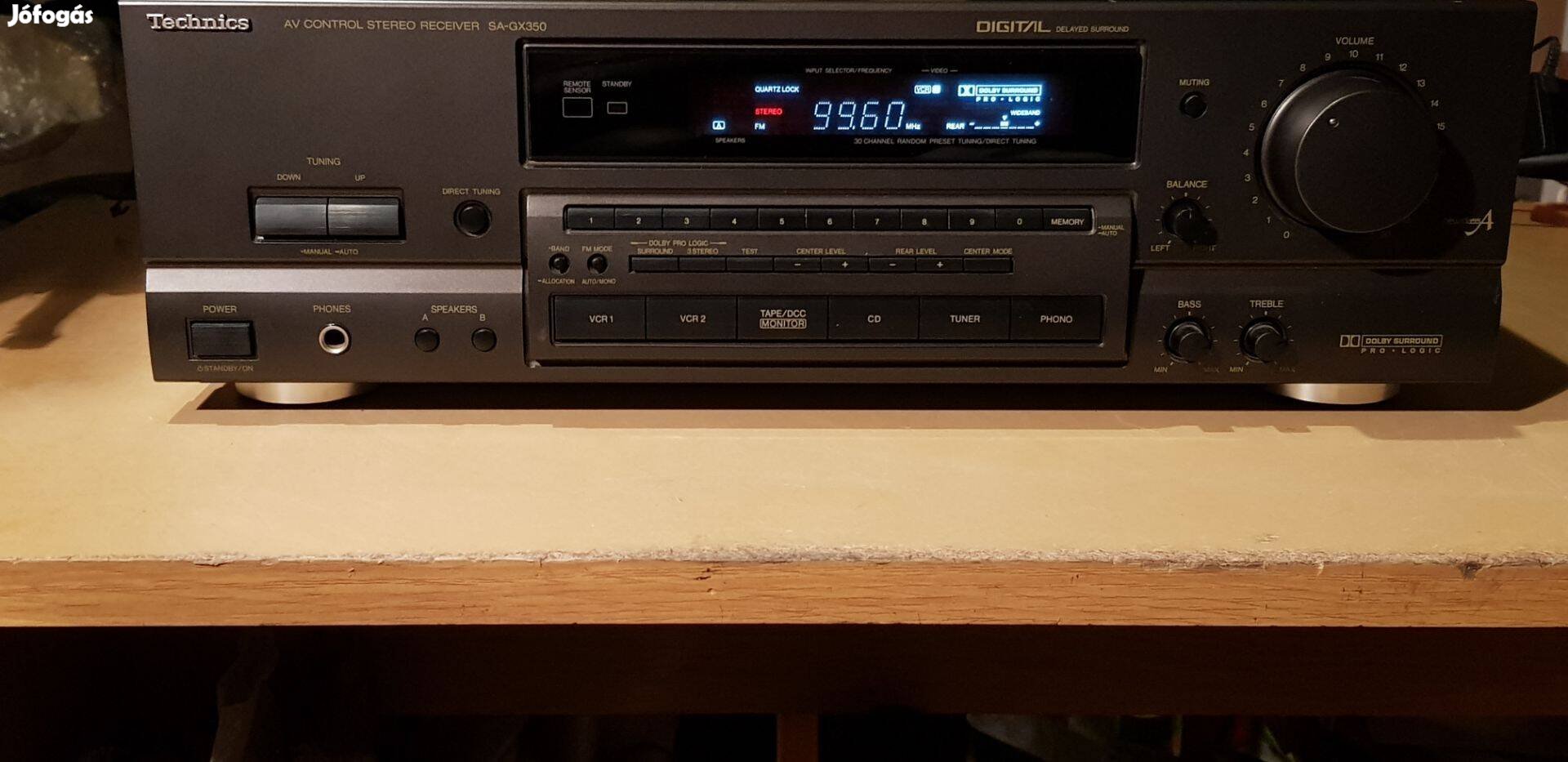 Technics sa gx350 rádiós sztereó hifi stereo erősítő s