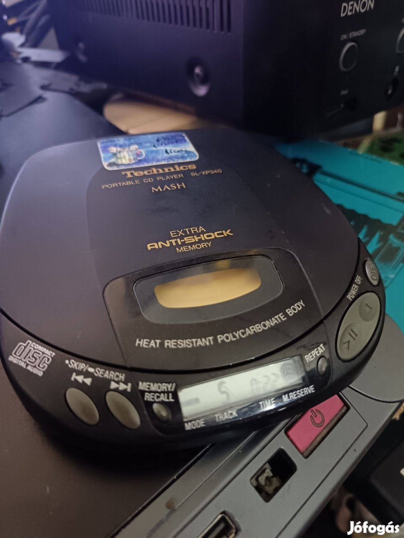 Technics sl-xp 340 cd lejátszó discman cd walkman