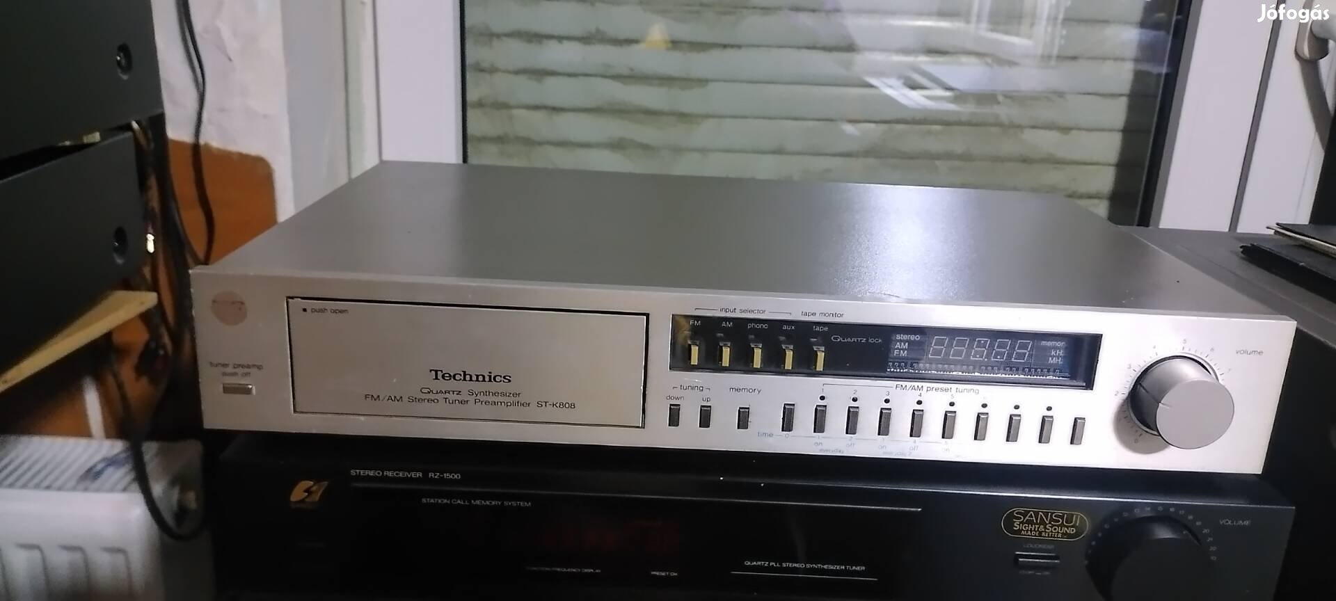 Technics st-k-808 előerősítő,tuner