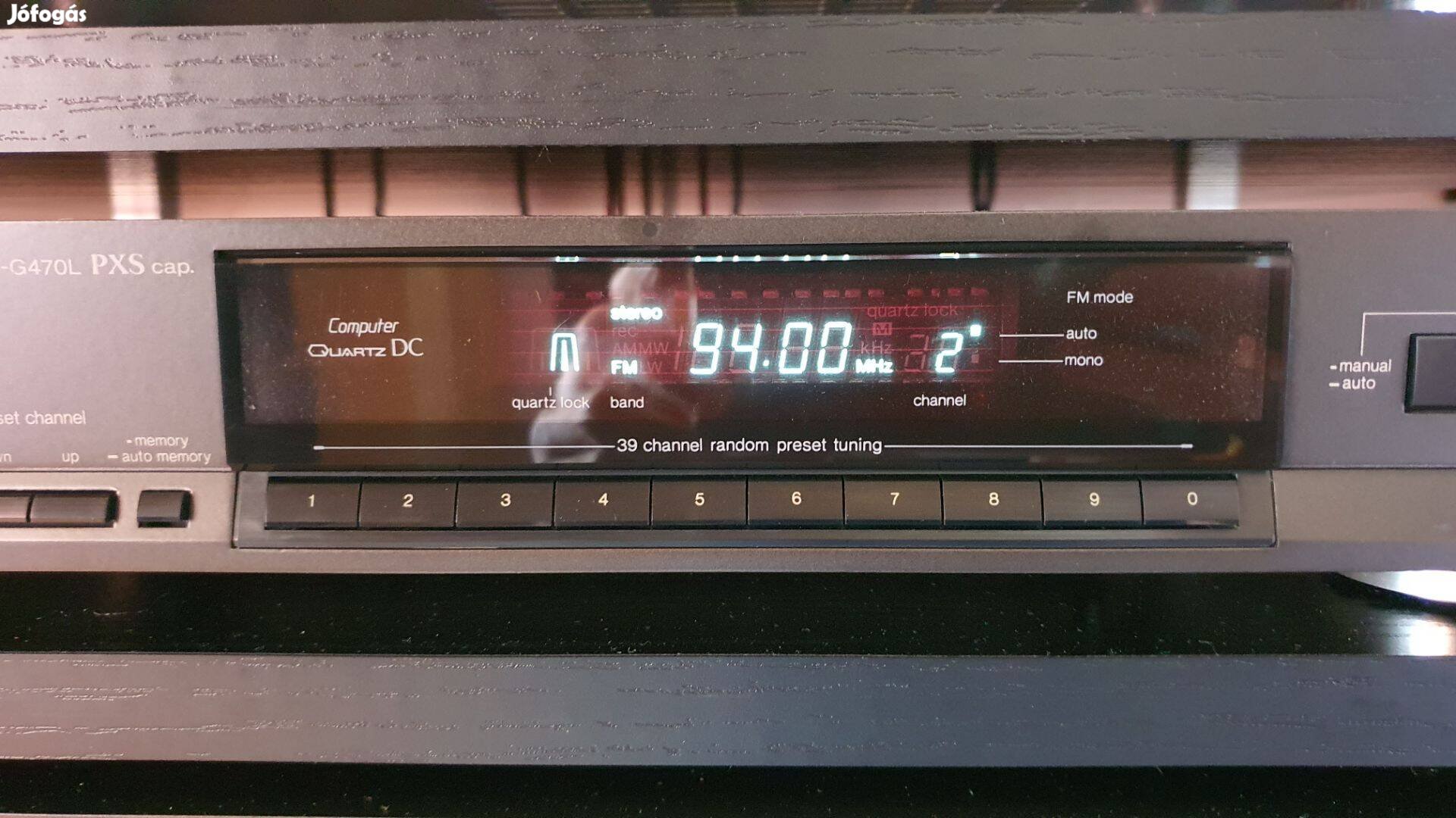 Technics tuner rádió st g470l class aa