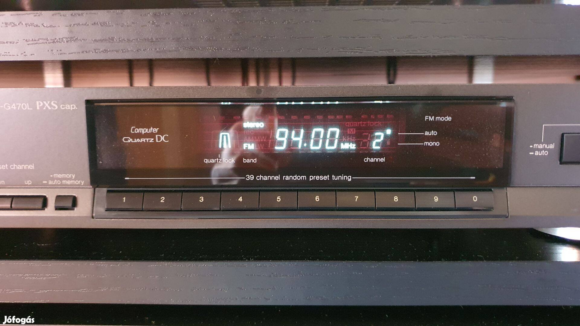 Technics tuner rádió st g470l class aa