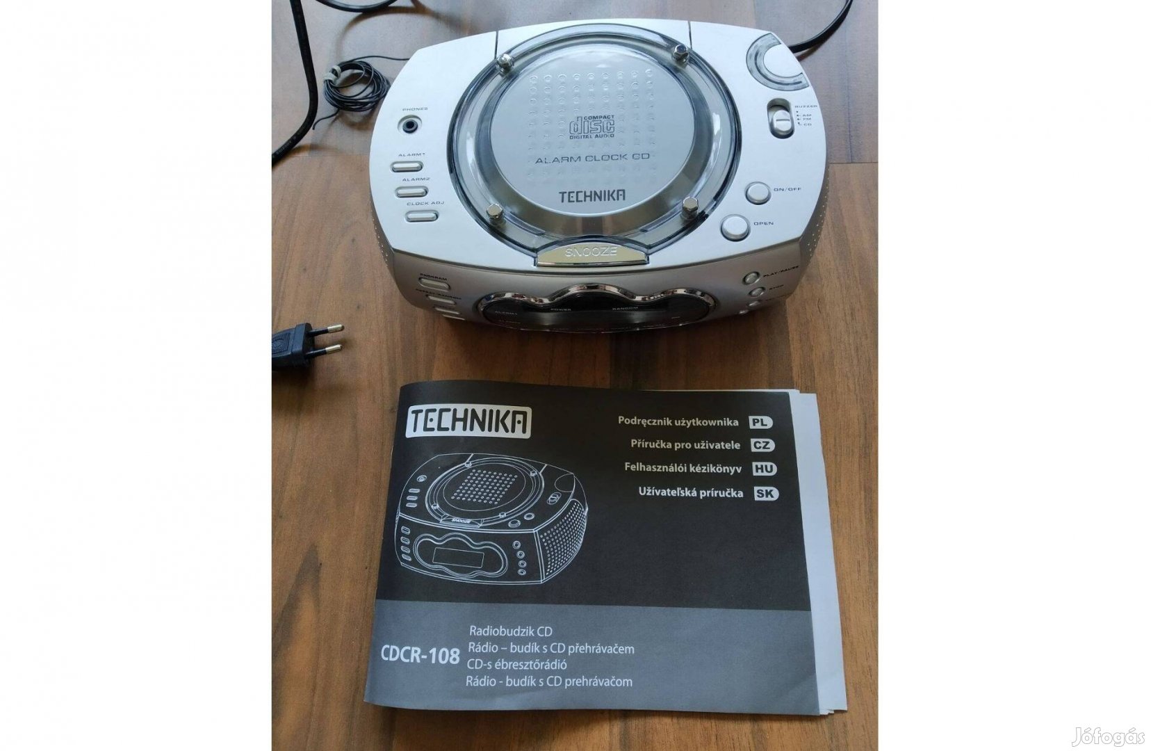 Technika Cdcr-108 CD Rádiós ébresztőóra használati utasitással
