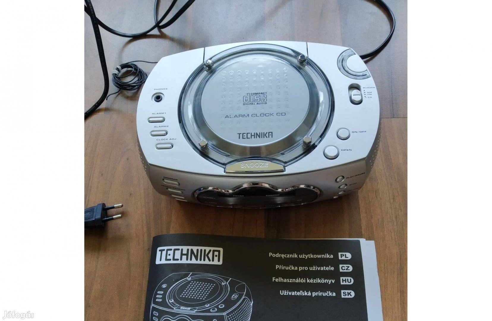 Technika Cdcr-108 CD Rádiós ébresztőóra használati utasitással