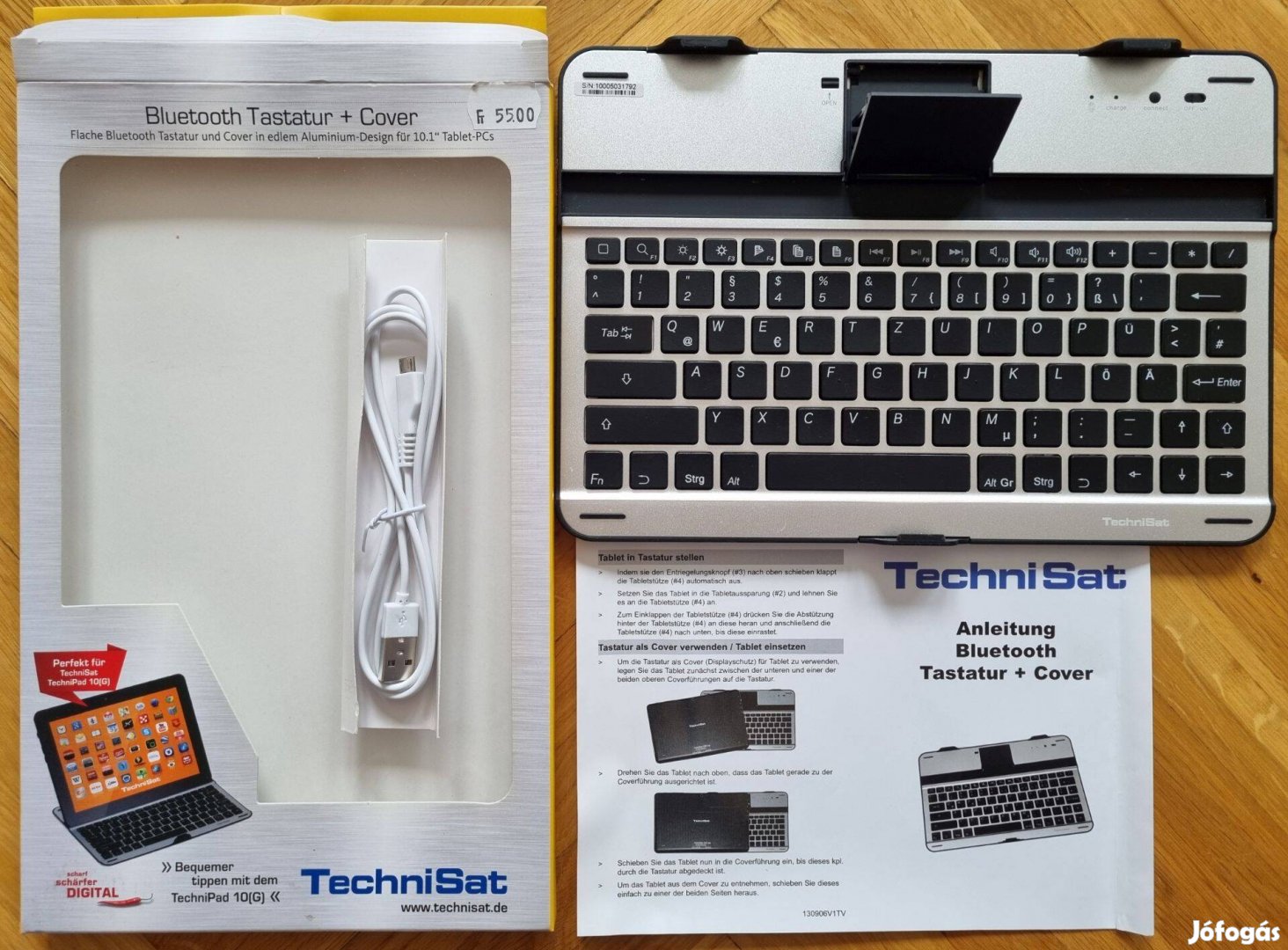 Technisat prémium billentyűzet Bluetooth Wireless alu - új bontatlan
